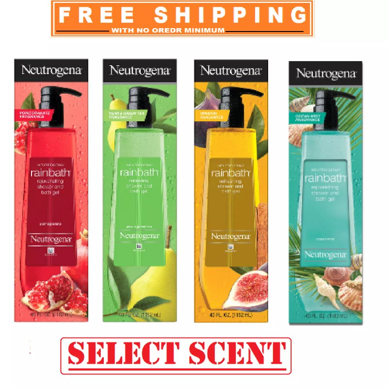 Neutrogena Rainbath Rejuvenating Shower and Bath Gel, 40 oz. Assorted