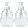 Ginger Lily Farms Foaming Soap Dispenser, Refillable Plastic Pump Bottles