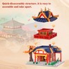 Geniteen Chinese Architecture Building Blocks Set, Chinese Ancient Architecture Model
