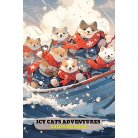  ICY CATS ADVENTURES COLORING BOOK: for Adults and Teens