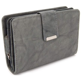 Women's Soft Leather Wallet with RFID Protection - Women's Wallet, gray, m, Wallet