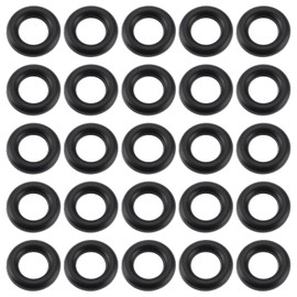 Briny River 200 Pcs 3mm ID x 6mm OD x 1.5mm Rubber O Rings Suitable for Appliances, Engines, Tools, Cars, Trucks, Trailers