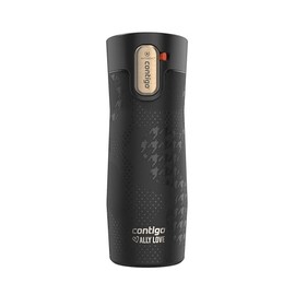 Contigo x Ally Love - Termo de acero inoxidable con aislamiento al vacío, tecnología Autoseal, a prueba de derrames, mantiene el frío 24 h y el calor 11 h, sin BPA, 473 ml, West Loop 3.0, Licorice