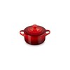Le Creuset Stoneware Mini Round Cocotte, 14 oz., Cerise