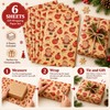 6-Sheet Christmas Wrapping Paper Set for Holiday Gifts – 70