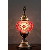 DEMMEX DIY Mosaic Table Lamp Making Craft Kit, No Grout,