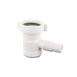 DL-pro Siphon Intermediate Piece 1 1/2 Inch Connector Siphon Syphon Height Compensation for Device Connection Sink Siphon Washing Machine Dishwasher