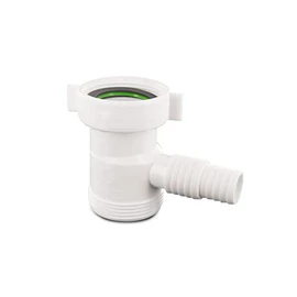 DL-pro Siphon Intermediate Piece 1 1/2 Inch Connector Siphon Syphon Height Compensation for Device Connection Sink Siphon Washing Machine Dishwasher