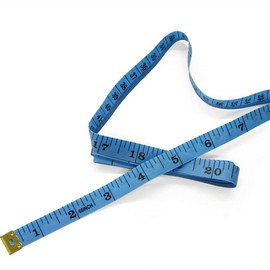 Narrow 60" Blue Measuring Tape