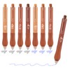 Temiary 8Pcs Cute Retractable Erasable Gel Pens, Blue & Black