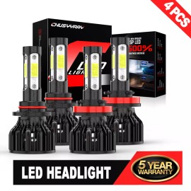 CHUSYYRAY 9005+ H11 Bombillos LED Focos Para Auto Carro Luz De Coche Faros Faro Delanteros