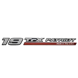 Triton Boat Raised Decal Sticker | 19 TRX Patriot