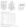 GEFONG Mini Cylindrical Barrel Hinge 24mm for Cabinet Door Panel