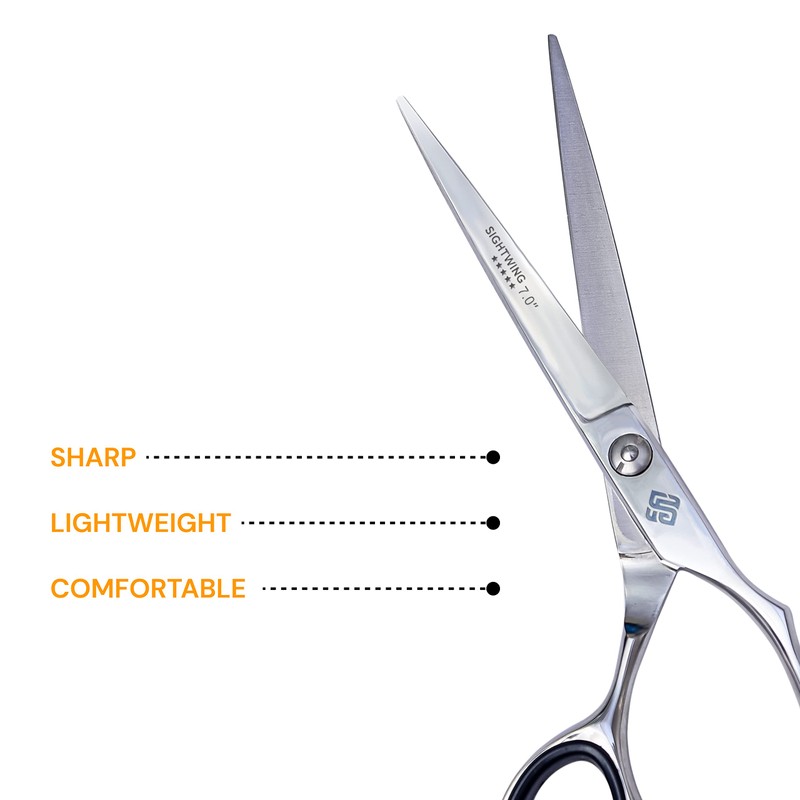 Sightwing hair scissors 7 Inch-Japnese Stainless Steel Razor Edge Barber