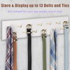 Creproly Belt Hanger Wall Mount Belt Organizer for Closet, Holds