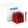 JiiinMiiin M10x1.25 Long Steel Spike Lug Nuts, Thread Pitch 10x1.25,