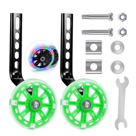 Stabilisers, Bicycle Stabilisers for Children, Universal Stabilisers for Children's Bike, Stabilisers for Adults, Auxiliary Bike Children's Bicycle (Green/1 Piece)