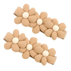 Pack of 2 Curtain Tiebacks, Boho Curtain Holders with Flower Design, Elastic Curtain Holder with Adjustable Curtains Rope and Decorative Tiebacks for Curtains, Ideal for Children's Room and Office