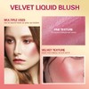 Velvet Liquid Brush, Dewy Cheek Tint, Soft Cream Face Brush,