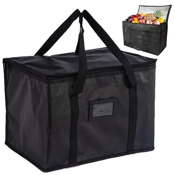 FVIZAL 1 Pcs Delivery Bag, Large Insulated Food Delivery Bag