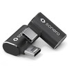 Sonero USB-C Stecker auf 90° Winkel USB-C Buchse (1er), Adapter,