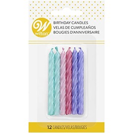 Non-Food Items Candle Unicorn, Teal, Pink and Purple Mettalic