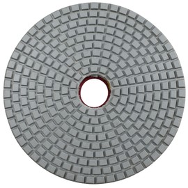 Konfor 8" Wet Diamond Polishing Pads Set of 7pcs For Marble, Granite, Concrete,Stone Sanding Buffing