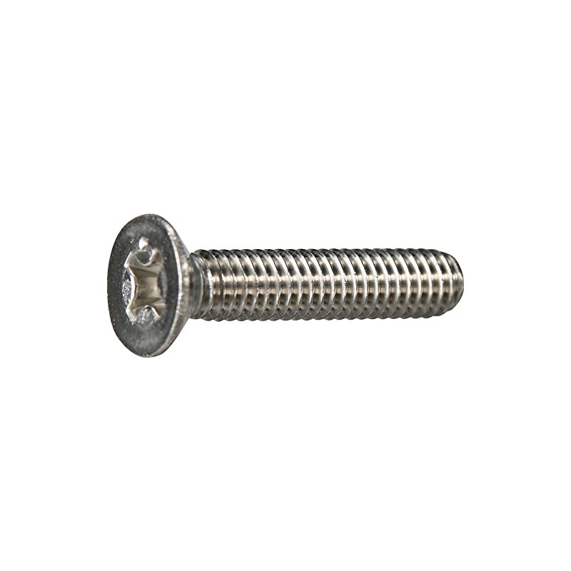 Trusco Y826-0616 Countersunk Head Machine Screws, Stainless Steel, All Screws,