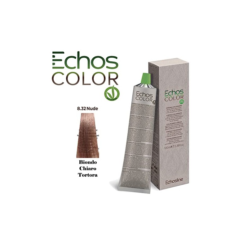 New Echos Colour 8.32 Nude Light Blonde Taupe Colour Cream