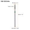 HARFINGTON 10pcs 100-120 Grits Diamond Grinding Bit 2.5mm Oval Head