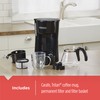 BLACK+DECKER CM0755BZ 4-in-1 5-Cup* Station Coffeemaker, Black, 5 Cup