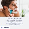 DawnMist Triple Play Personal Razor with Lubricating Strip Single Edge