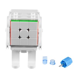 Laroal Professional Magnetic Magic Cube Maglev Cube Robot 3D Puzzle Magic Game for Teenager Magnetic Speed Cube Puzzle for Brain Training