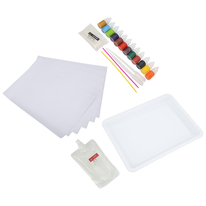 Marble Painting Kit Zero Based Painting DIY Handcraft Safe Harmless