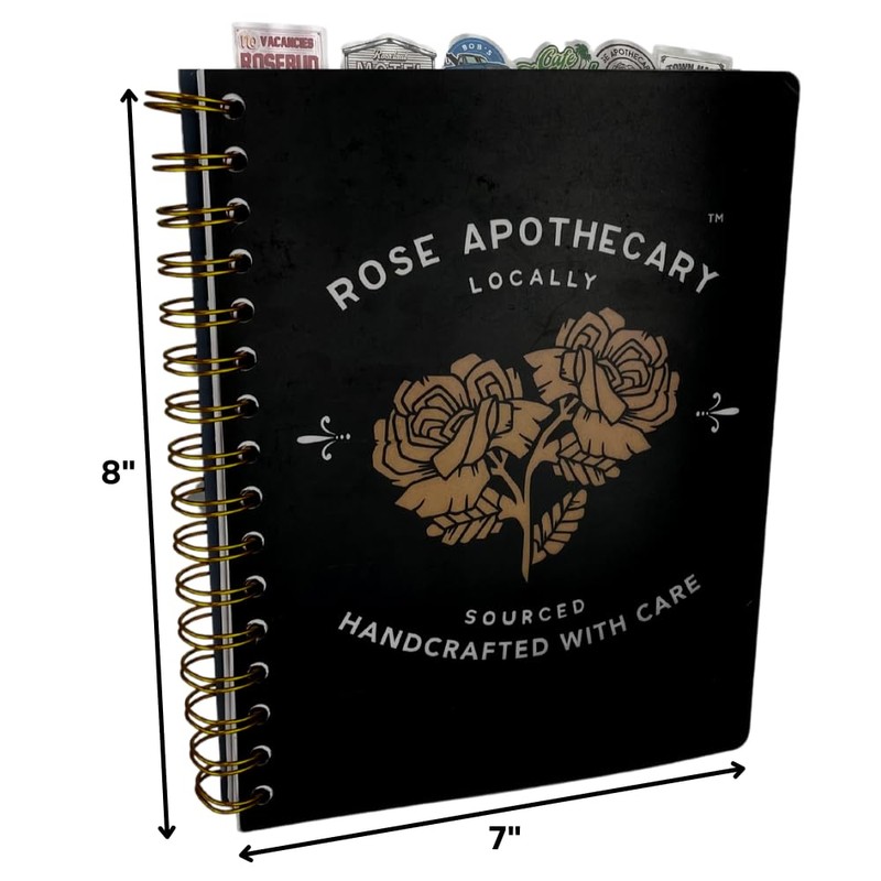 Schitt’s Creek Tab Journal Notebook - Rose Apothecary, Spiral Bound,