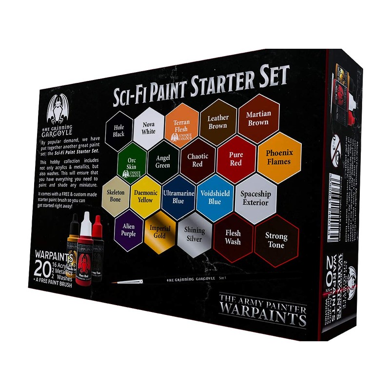 Grinning Gargoyle - Sci-Fi Miniature Paint Set - Paints for