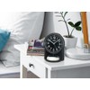 Seiko Clock Alarm Clock Table Clock Analog Loud Black PYXIS