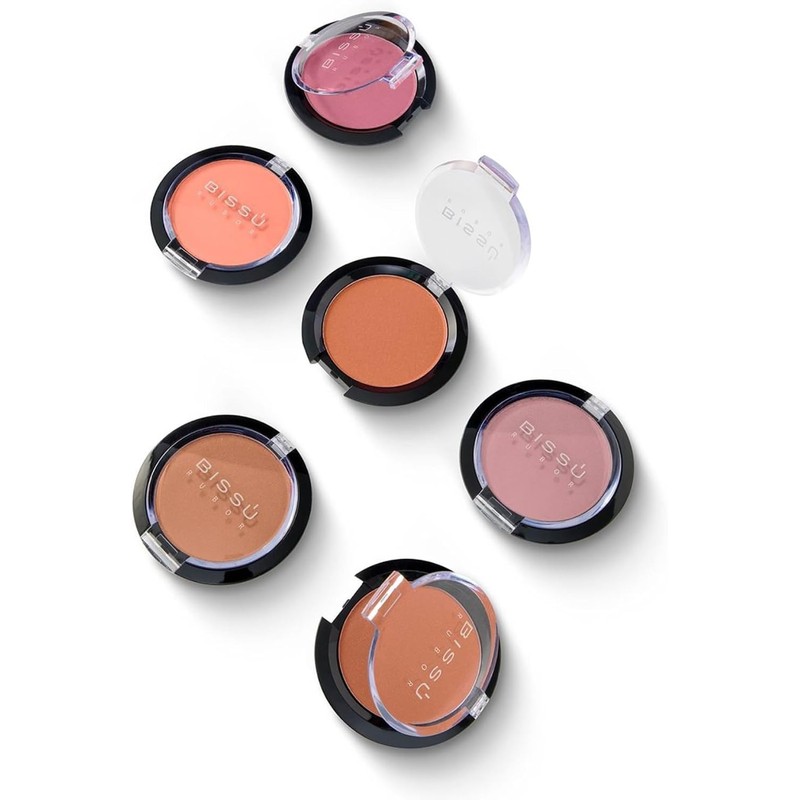 Set/Kit Rubor Blush en Polvo Para Rostro Bissú Nuevo (6