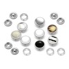 CRAFTMEMORE 20SETS 10MM White Pearl Snaps Fasteners Pearl-Like Button for