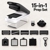 14/15-in-1 Multifunctional Vegetable Chopper with Container and Stainless Steel Blades