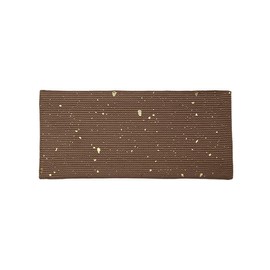 Buddhist Altar Pull Mat "Crystal Pattern" Flameproof Buddhist Altar Mat 9.4 x 3.9 inches (24 x 10 cm), S Size 001. Brown