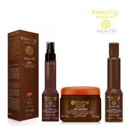 Nutrapel Moroccan Kit Restaura Cabello Argan Oil 3 Pzs