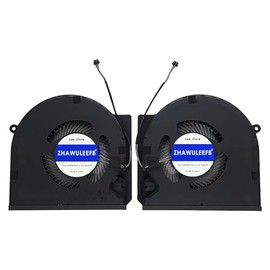 ZHAWULEEFB Replacement New CPU+GPU Cooling Fan for Razer Blade 16 RZ09-0483 RZ09-0483TEH3 RZ09-0483UWJ4-R3W1 Series 16 Inch Gaming FQDA DFS5K22B05673K FQDB DFS5K22B15673J 14051470 DC5V 0.5A