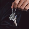 ZEPIQOR Guardian Gremlin Bravo Bell Lucky Charm Motorcycle Heart Wings