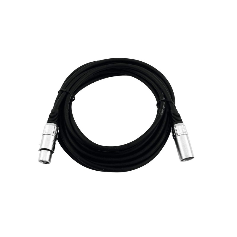 OMNITRONIC XLR Cable 3-Pin 7.5 m SW Audio Cable with