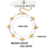 LILIE&WHITE Gold Plated Starfish Necklace for Women - Beach-Inspired Pearl