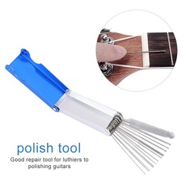 Guitar Nut Files,Guitar Repair Kit 13 in 1 Guitar Mandolin DIY File String Saddle Nut Slot Polish Maintenance Tool