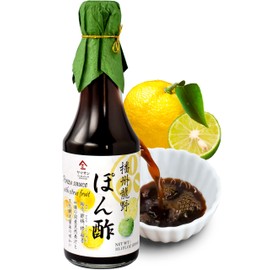 chaganju Ponzu Sauce (yuzu blend) Dressing Japanese Handmade, No chemical seasonings Non-GMO, Natural brewing, Ponzu and Soy Sauce, 300ml (10.14floz)