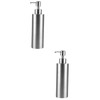 BIUDECO 2 Pcs 250ml Stainless Soap Dispenser Pump Bathroom Soap