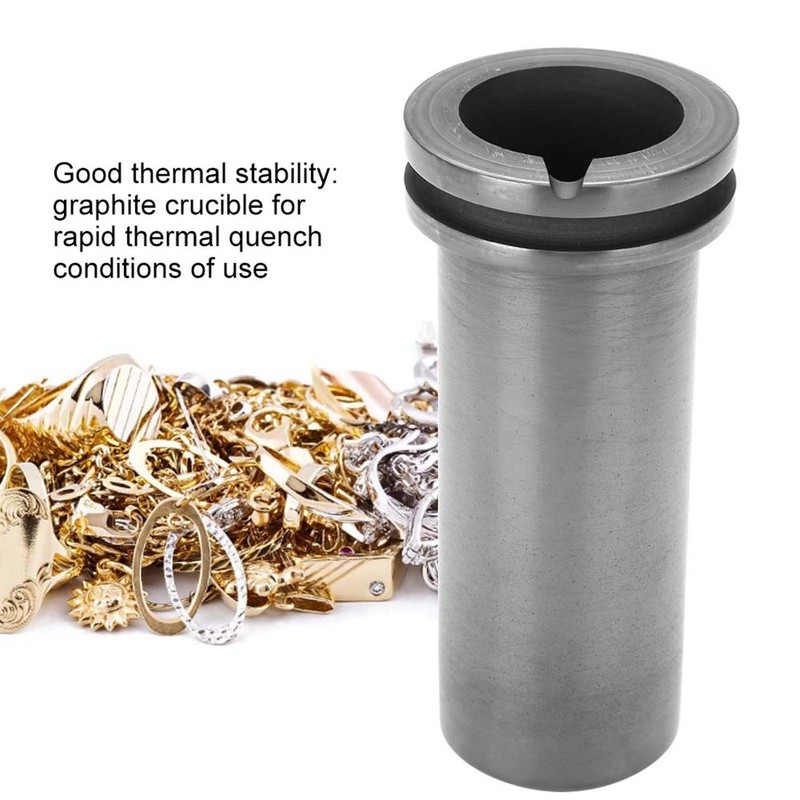 3kg Graphite Crucible Metal Melting Gold Silver Scrap Furnace Casting